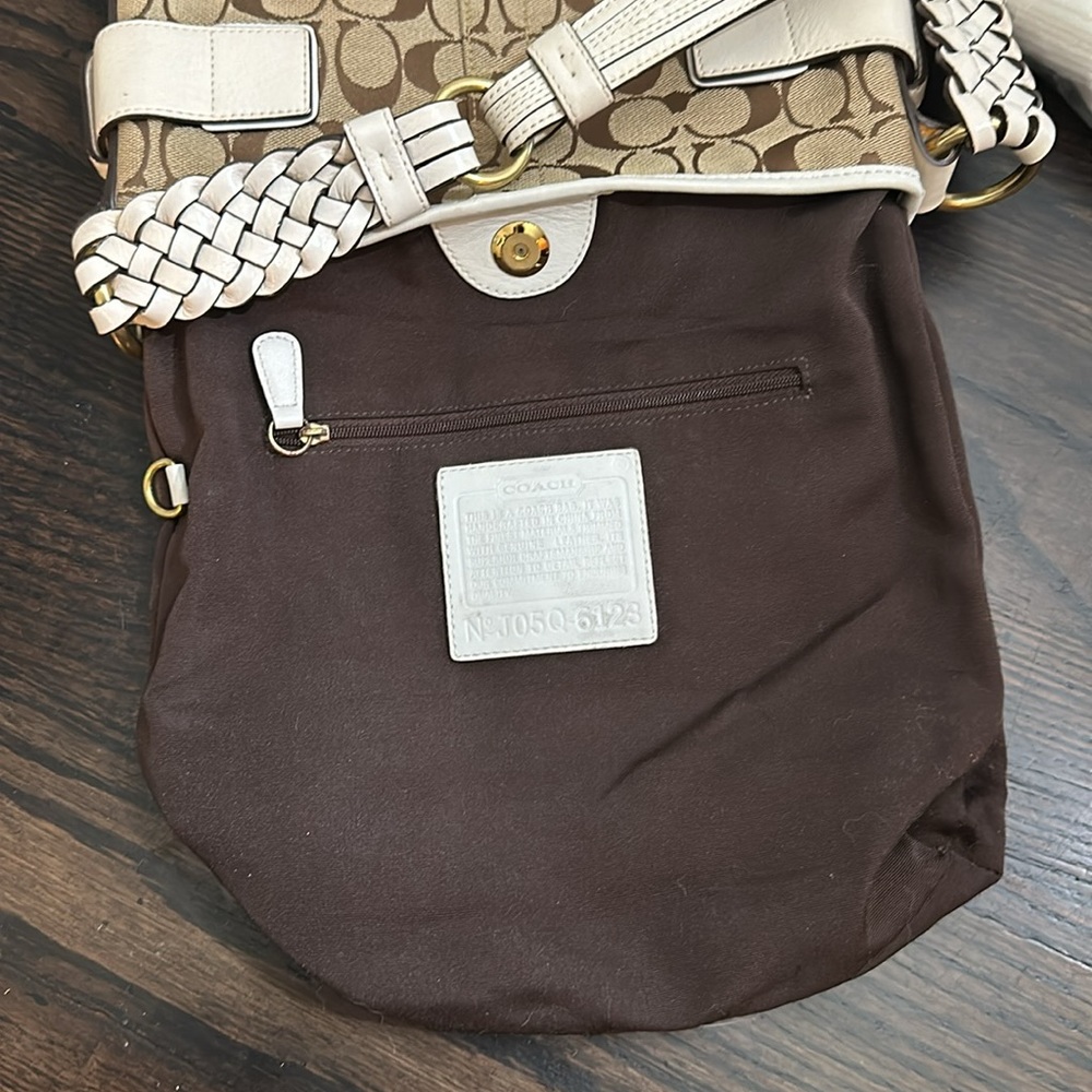 Coach poppy floral signature shoulder bag - Picture 6 of 12